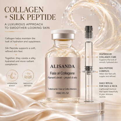 ALISANDA Collagen + Silk Peptide Face & Neck Serum