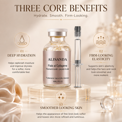 ALISANDA Collagen + Silk Peptide Face & Neck Serum