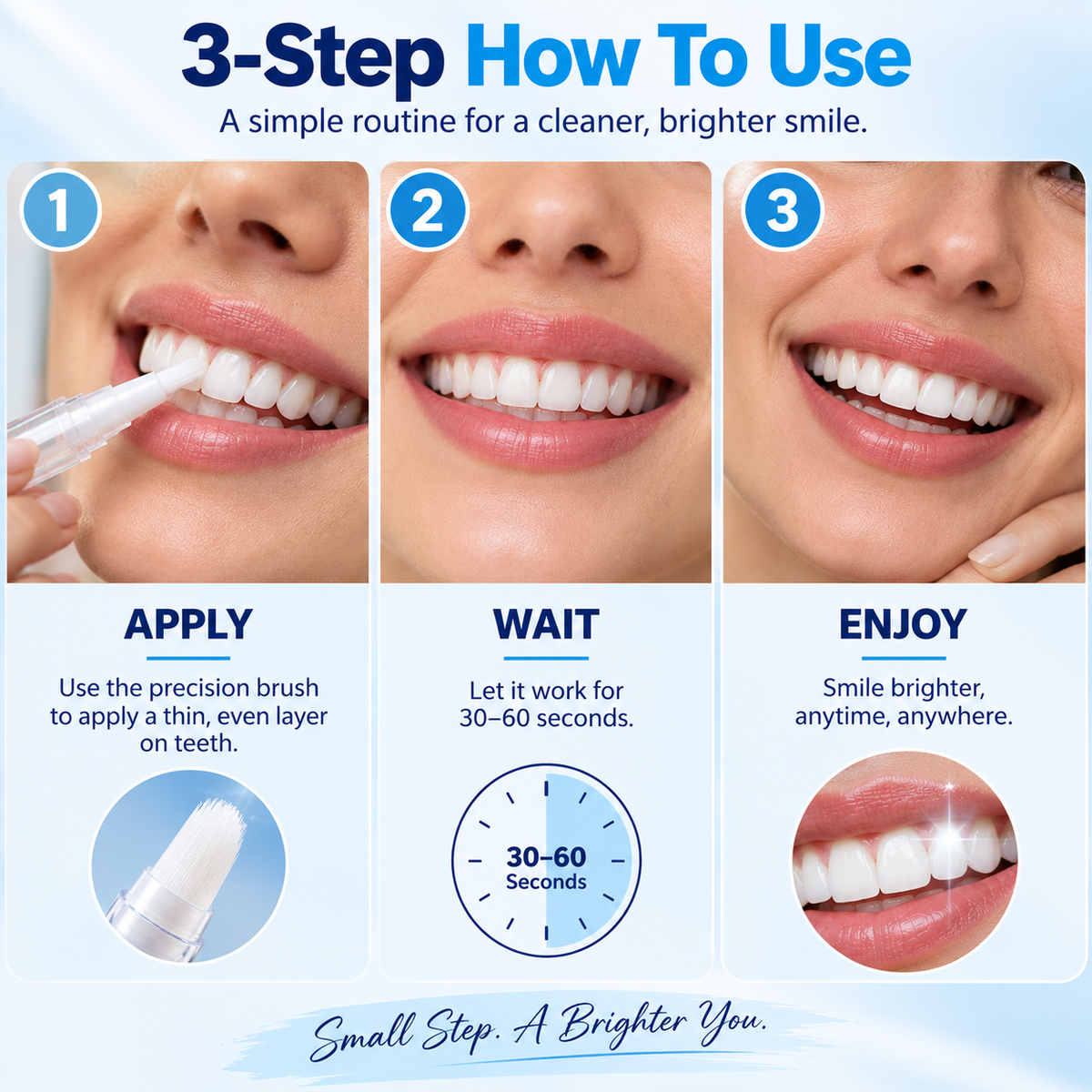 LOVILDS Teeth Whitening Pen – Precision Brush for Daily Smile Care