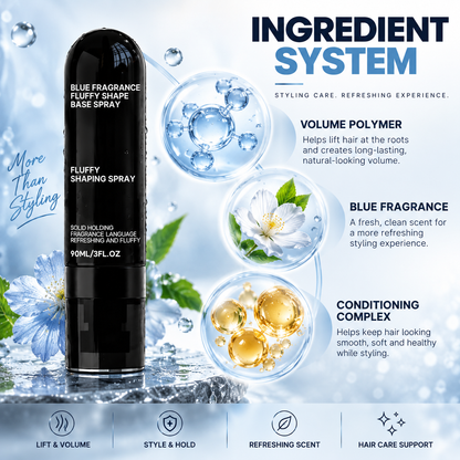 ✨ Fluffy Shaping Spray | Soft Natural Hold & Fluffy Texture Styling Spray
